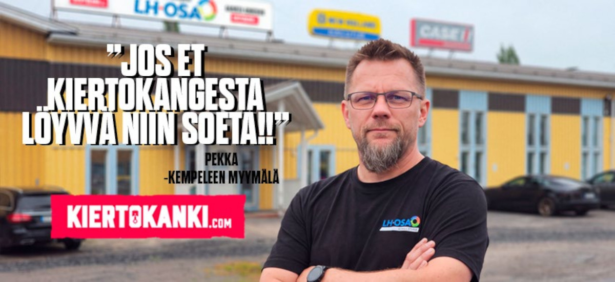 LH-Osa Oy:n Pekka auttaa löytämään oikeat traktorin varaosat Kempeleellä