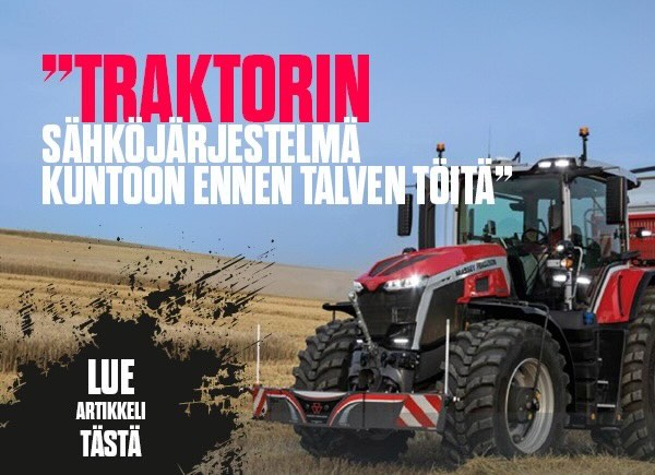 Traktorin sähköjärjestelmä kuntoon ennen talven töitä - Kiertokanki.com