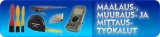 Maalaus-, muuraus- ja mittaustyökalut