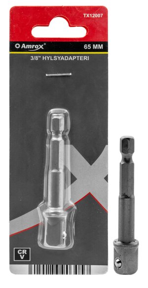 Hylsyadapteri 1/4", 65 mm CRV