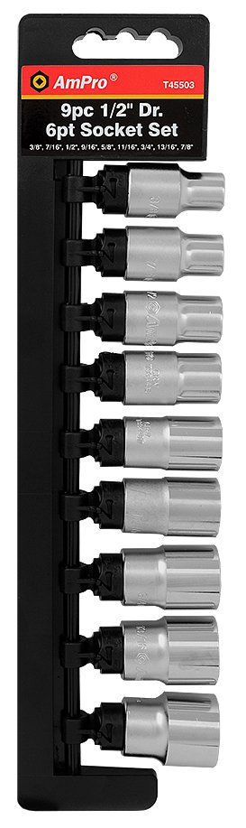 Hylsysarja 1/2&quot; SAE 9-os.