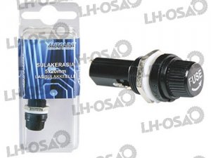 Sulakerasia lasisulakkeelle 5 x 20 mm, upotettava