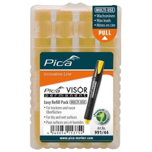 VARALIIDUT 4 KPL, KELTAINEN ,PICA VISOR