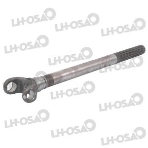 VETOAKSELI, vasen, 640 mm, Z14, tiivisteen olake 45 mm