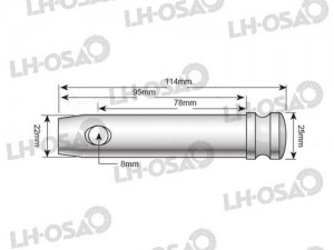 VETOVARREN TAPPI 22 mm
