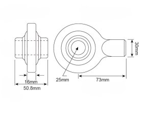 TYÖNTÖVARREN HITS.PÄÄ(25mm)