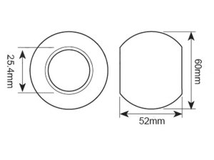 TYÖNTÖVARREN PALLO 25/60mm