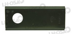 TERÄLAPPU, 110 x 45 x 4 mm, REIKÄ 18,5 mm
