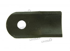 TERÄLAPPU, KOURU, 105 x 50 x 3 mm, REIKÄ 16 mm