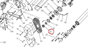 HIHNAPYÖRÄN KIINNITYSHOLKKI ROOTTORI