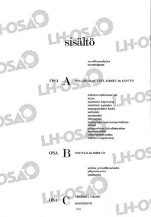 KÄYTTÖOHJEKIRJA FORD6700/7700