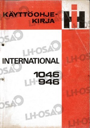 K&Auml;YTT&Ouml;OHJEKIRJA IH1046/946