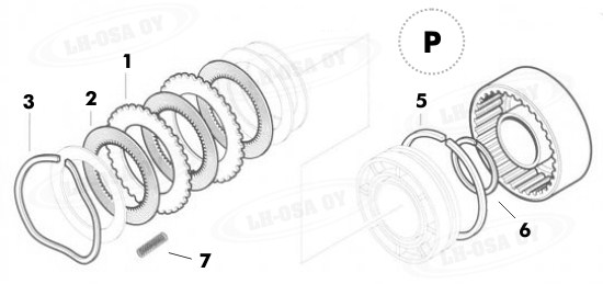 MF - 1000-sarja - etuakselinosat 4wd - 4wd pakka