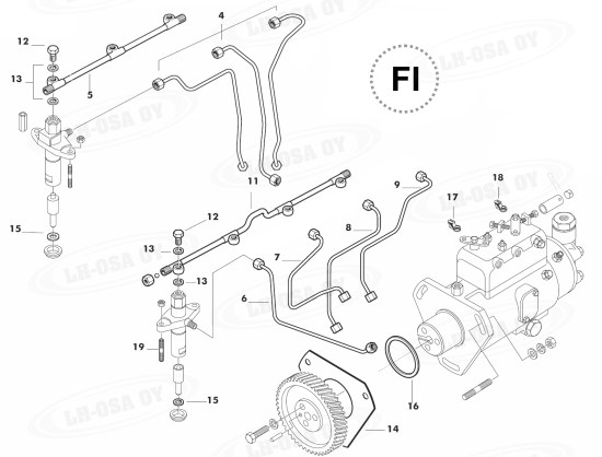 MF - 200-sarja - polttonestelaitteet - ruiskuj&auml;rjestelm&auml;