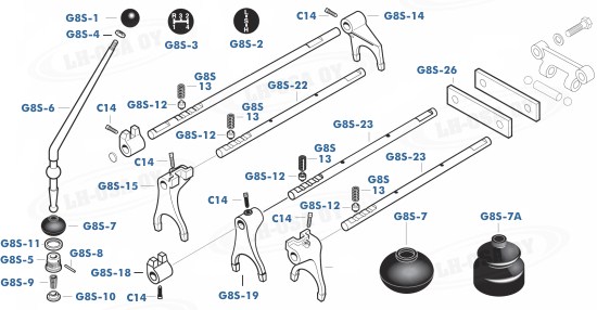 MF - 200-sarja - vaihteistonosat - 8v. siirt&auml;j&auml;t