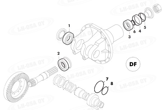 MF - 3100-sarja - etuakselinosat 4wd - tasaupy&ouml;r&auml;st&ouml;