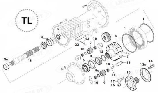 MF - 500-sarja - taka-akselinosat - levyjarrulliset