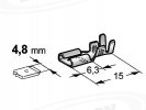Liitin 4,8 mm, naaras