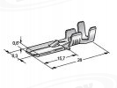 Liitin 6,3 mm, uros