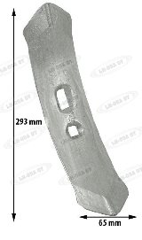 KULTIVAATTORIN K&Auml;RKI SUORA, leveys 65 mm, pituus 295 mm